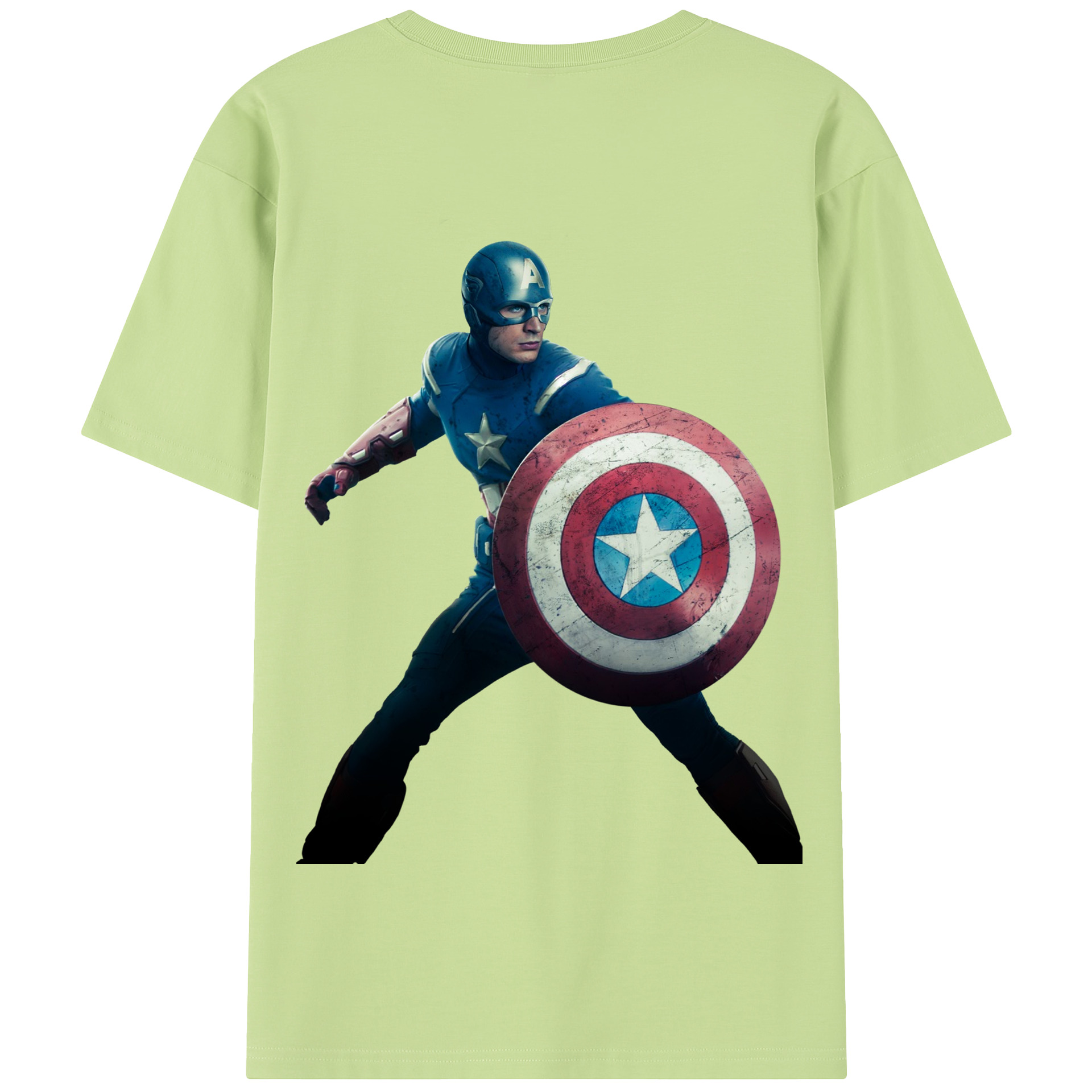 （画像用） アベンジャーズ The Avengers 綿100％半袖Tシャツ（背面プリント）